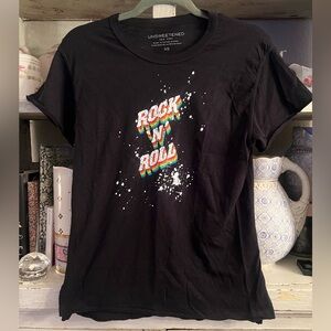 Unsweetened New York Black Rock N Roll Graphic T-Shirt brand new w/tags !!!